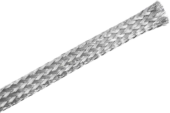uxcell 3.3Ft - 13/64 Inch 304 Stainless Steel Sleeving Expandable Hose Cover