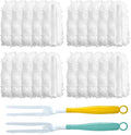 Car Interior Duster - Ultimate Cleaning Tool for Cars, House, and Office - Compact Mini Design for Effortless Dust Removal Stereo-Single Sided Design 2handle +20 Duster Refills.