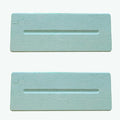 2 Pack Diatomite Stone Sink Tray, Water Absorbing Mat for Kitchen & Bathroom Counter, Quick Dry Soap Dish Makeup Vanity Caddy,Sponge Holder Organizer, White - 2pcs of 9"x 3.5"