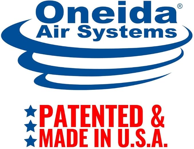 Oneida Air Systems Dust Collector & Cyclone Separator Kit w/ Clear Bucket, 2.5 Deluxe 5-Gal - Portable Cyclone Machine for Wet and Dry Shop Vacuums