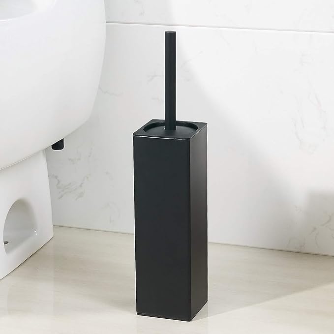 Stainless Steel Toilet Bowl Brush and Holder for Bathroom Storage Organization