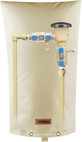 Backflow Preventer Pipe Insulation Cover (5°F) - Irrigation Sprinkler Valve Insulated Pouch - Water Well Pump Cover - Sturdy 5 Layers for Winter Freeze Protection, 16" W x 26" H, Beige