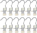 15/30Pcs Upgrade Double Head Clamp Dipped Clothespin for Laundry Hooks with Clips, Boot Holder, Hanging Clips, Portable Multifunctional Hangers Single Clip Space Saving for Jeans, Hats (30, White)