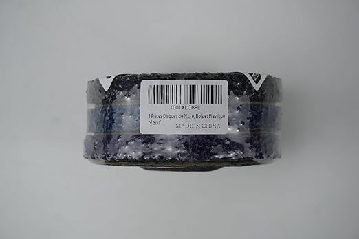 5" x7/8" Stripping Discs Rust Remover Wheel Remove Paint and Oxidation Poly Strip Wheel Disc Abrasive Angle Grinding Wheel - 3 Pack(Purple/Blue/Black)