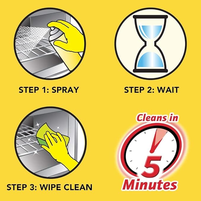 Easy Off Heavy Duty Degreaser Cleaner Spray, 32 Ounce (Pack of 2)