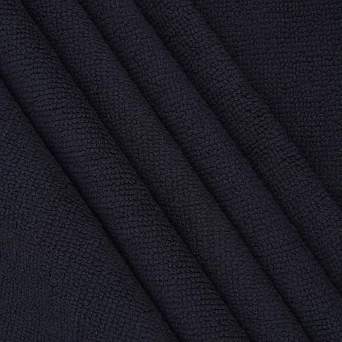 SINLAND Microfiber Dish Cloth for Washing DishesBest Kitchen Washcloth Cleaning Cloths with Poly Scour Side 12Inchx12Inch 5Pack, Black