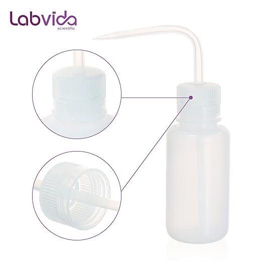 New Releasedd Thick Wall 500ml/17OZ Squeeze Bottle Set 2pcs - Versatile Durable Plastic Wash Bottles for Lab Use and Plant Watering