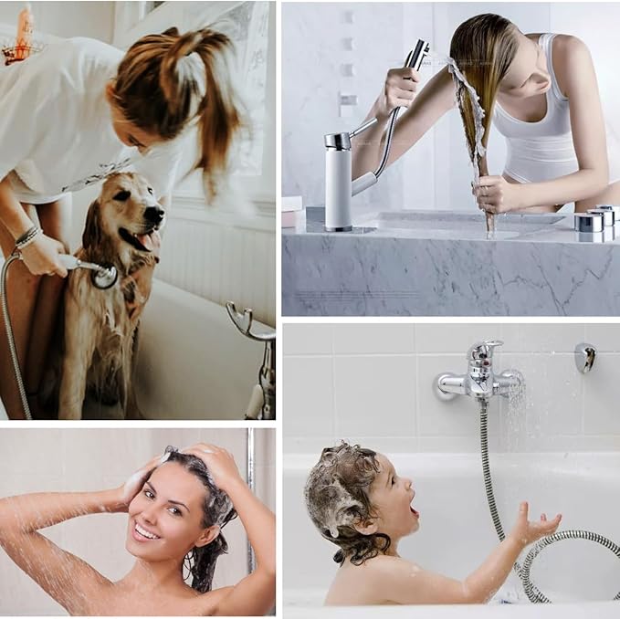 2PCS Hair Catcher Shower Drain/Strainer/Cover/Filter/Trap, Bathtub Drain Cover Hair Catcher, Hair Stopper for Bathroom Sink/Floor Drain, Stainless Steel and Silicone Drain Strainer, Gold