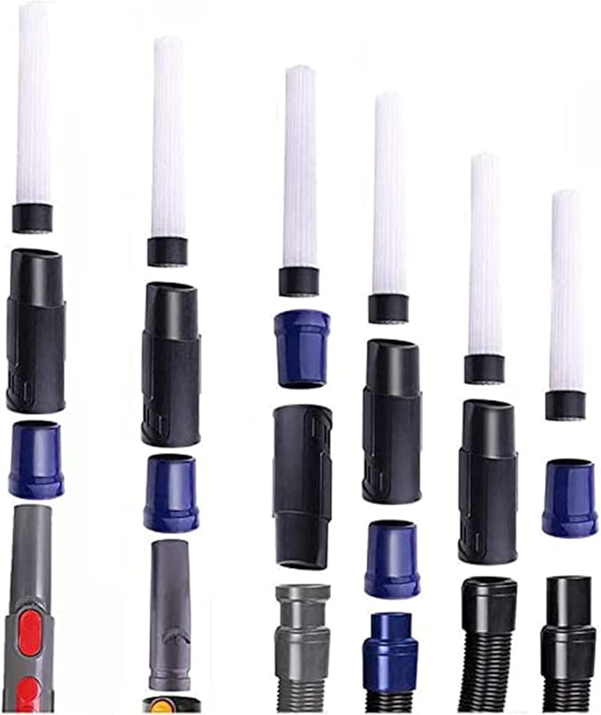 Vacuum Attachments for Shop Vac Accessories 1 1/4 inch & 1 3/8 inch Household Cleaning Kit With Adapter（10 Pcs）