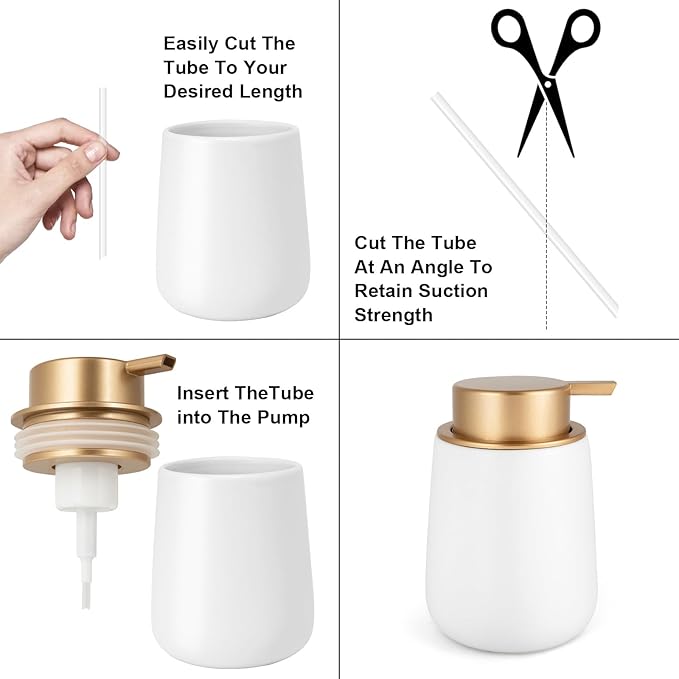 Foam Soap Dispenser Pump 2pcsHead Replacement Spare Plastic Pump Bathroom Countertop