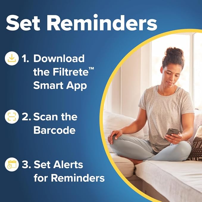Filtrete 18x18x1 AC Furnace Air Filter, MERV 11, MPR 1000, Micro Allergen Defense, 3-Month Pleated 1-Inch Electrostatic Air Cleaning Filter, 4 Pack (Actual Size 17.81 x 17.81 x 0.81 in)