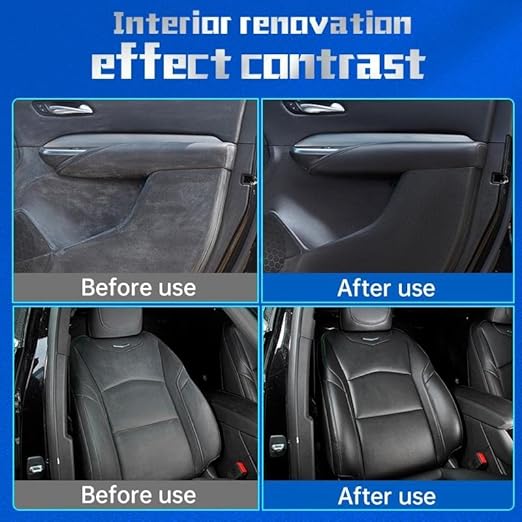 Glodway Car Care Pack Includes Silicone Seal Lubricants 10 OZ and Leather Cleaner 21.98 OZ
