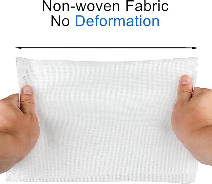 100 Count Disposable Cleaning Towels and Dish Cloths,Super Absorbent Dishcloths,Multi-Surface Cleaning Wipes for Kitchen Dishes, Windows, Bathroom (White)