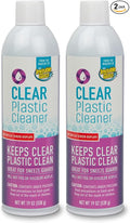 Invisible Glass 91014-2PK 19-Ounce Screen and Plastic Cleaner Protectant and Polish Anti-Fog and Anti-Static for Plastic Surfaces Touchscreens, Plastic Shields and Guards, Electronics, Pack of 2 , white