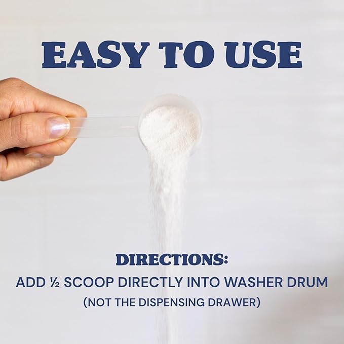 Floral Laundry Detergent Powder | Only 100% Pure Essential Oils | Safe for Sensitive Groups | Powerful Clean | Plant & Mineral-Based | Made in USA