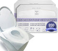 Disposable Toilet Seat Covers XL Half Fold Flushable – 200 Sheets 2 Pack for Public Facilities, Office, School, Hotel & Business Use – Premium toilet seat cover For Commercial Wall Dispenser