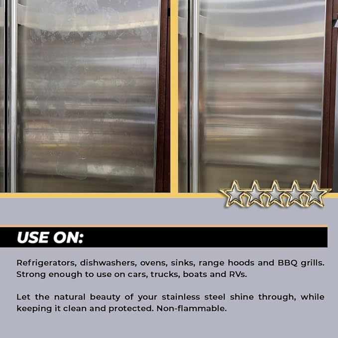 Flitz Stainless Steel & Chrome Clean - 16oz Bottle, USA-Made Stainless Steel Cleaner Spray for Appliances - Grill, Fridge, Sink Stain Remover - Also Works on Aluminum Surfaces (6 Pack)