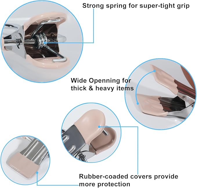 15/30Pcs Upgrade Double Head Clamp Dipped Clothespin for Laundry Hooks with Clips, Boot Holder, Hanging Clips, Portable Multifunctional Hangers Single Clip Space Saving for Jeans, Hats (15, Pink)