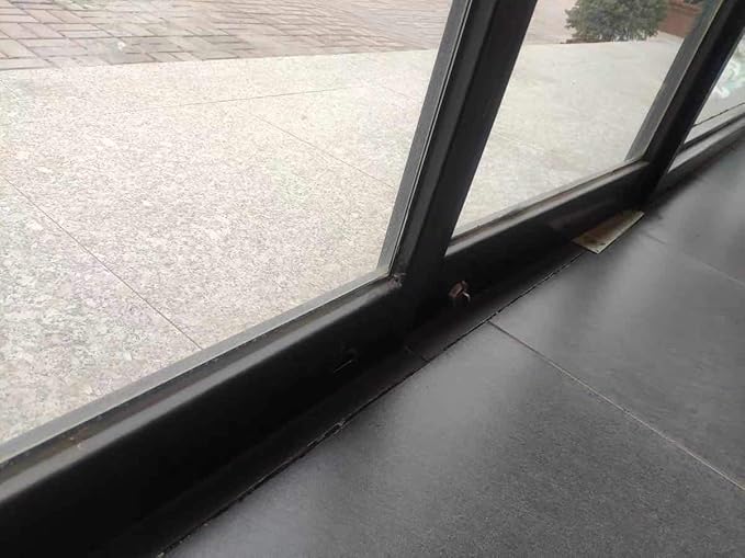 Black Weather Stripping for Window Doors Self Adhesive Weatherstrips 16 Feet Door Sweep – Wind, Dust, Draft & Insect Proof – Insulation - Rubber Door Strips to Seal Door