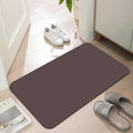 Ultra Thin Door Mat Indoor Entrance, 1/10 in Thin Door Mats for Inside Entry, Non-Slip Rubber Backing Washable Doormat, Fade Resistant, Absorbent, Low Profile Dirt Trapper, 30"X17",Coffee