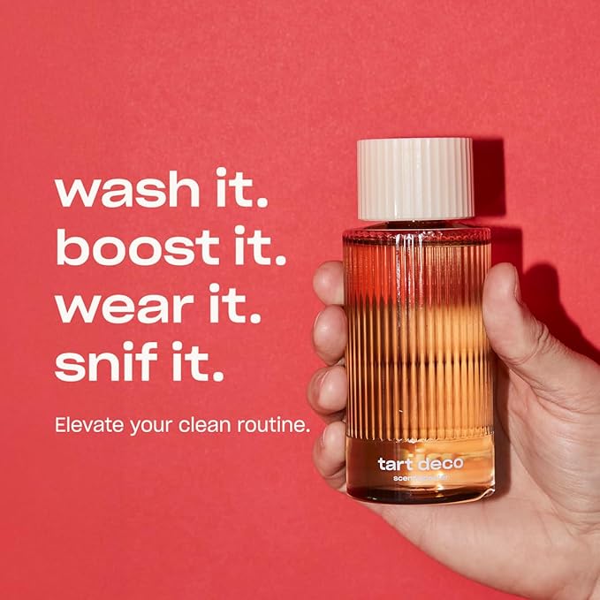 Snif Tart Deco Scent Booster, Juicy, Sophisticated Cherry Scent, 25 Loads, Non-Irritating to Skin, Clean, Non-Toxic, Vegan, Cruelty Free, 8.5oz