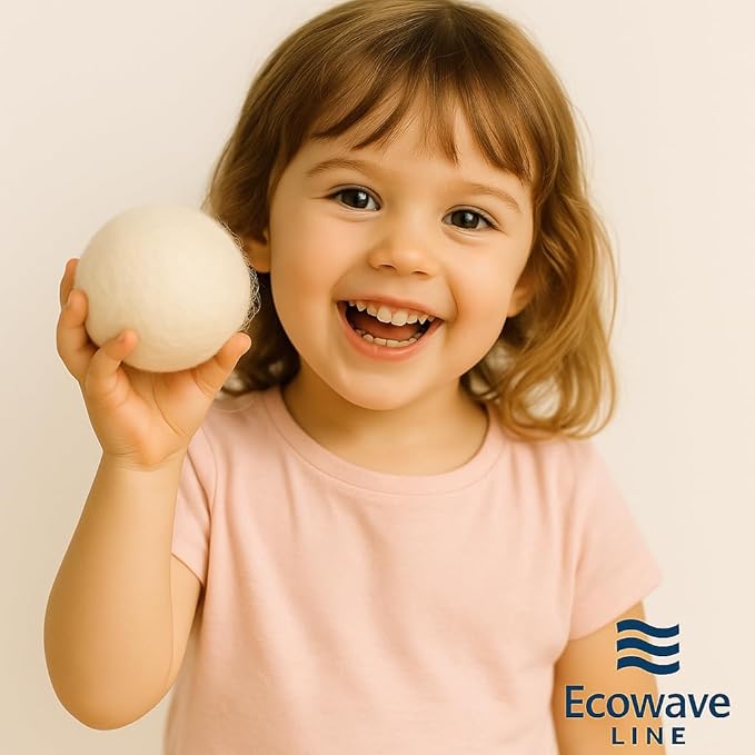 Wool Dryer Balls – 4XL Pack + 2 Essential Oils – 100% Pure New Zealand Wool – Eco-Friendly Fabric Softener