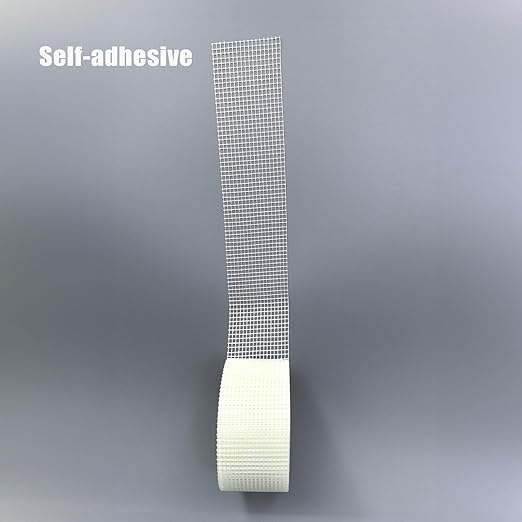 Drywall Repair Tape Fiberglass Mesh Self-Adhesive Drywall Joint Tape 1 Roll 2 in x 100 FT for Wall Crack and Seam Patch Repair