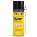 Stanley F903 Black Spray Foam Sealant (1x12oz) – Waterproof Expanding Polyurethane Foam for RV, Pond, Waterfall, Landscape & Automotive Applications – UV Resistant, Gap Filler Foam | 1 Pack