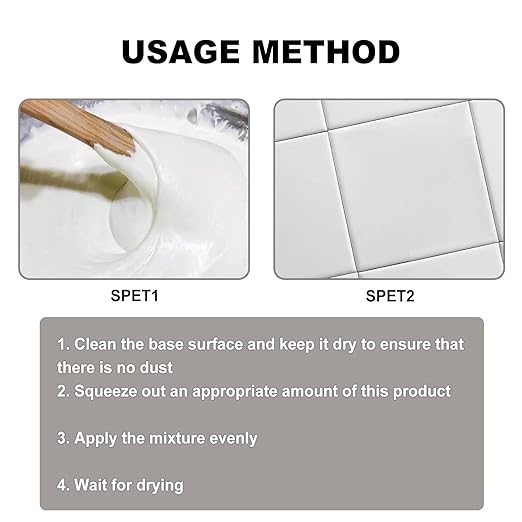 Tile and Ceramic Glaze Repair Paste,Ceramic Tile Crack Repair,Porcelain Sink Repair Kit,Tilegrout Repair,for Bathtub Tilefloors,Sinks, and Toilets (1PC)
