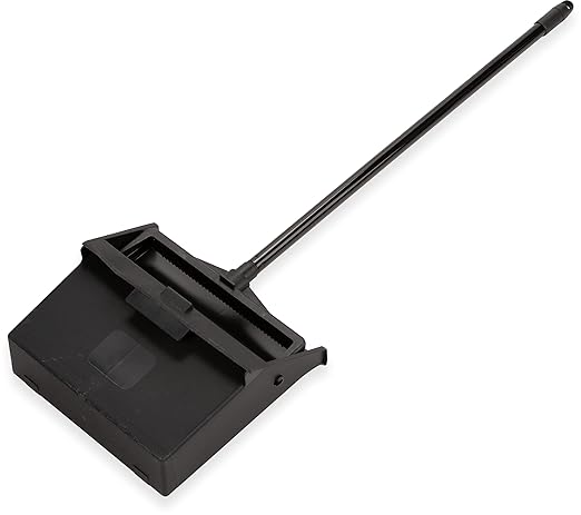 Carlisle FoodService Products 36141003 Duo-Pan Upright Lobby Pan, 30" Handle, Black (Pack of 6)