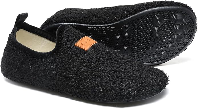 Adult Indoor House Slippers Socks Lightweight Non Slip Grip House Home Shoes for Women Men