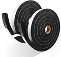 2 Rolls Foam Tape Weather Stripping Door Seal, 1'' W x 3/4'' T High Density Seal Strip, Adhesive Closed Cell Weather Strip Total 16.5 Feet Long…