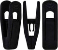 Black Velvet Hangers Clips 40 PCS, Pants Hangers Velvet Clips Easily Add to Velvet Hanger, Skirt Suit Pants Clothes Velvet Hangers, Baby Kids Hangers Clips