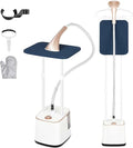 Standing Garment Steamer, 2000W Powerful Steamer for Clothes, 10 Steam Levels, 2.7L Water Tank for 90 Mins Continuous Steaming, Home Commercial Use (Champagne Gold)