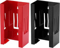 EMENTOL 2PCS Magnetic Glove/Tissue Dispenser Holder Set, Red and Black Glove Dispenser Wall Mount, Mount Onto Tool Box or in Workshops