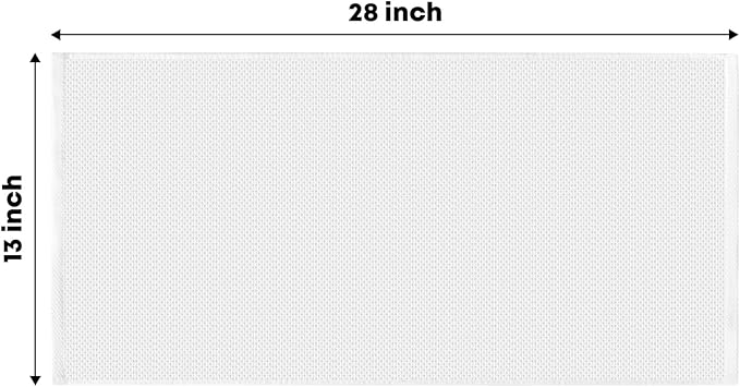 Artoid Mode 100% Cotton White Waffle Weave Kitchen Dish Cloths, 13x28 Inch Ultra Soft Absorbent Quick Drying Kitchen Dish Towels Set of 4