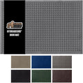 GORILLA GRIP Front Door Mat, 72x24, Indoor Outdoor Ultra Absorbent HydroAbsorb Doormat, Absorbs Up to 2.75 Cups of Water, Stain and Fade Resistant, Rubber Backing Doormats, Captures Dirt, Gray