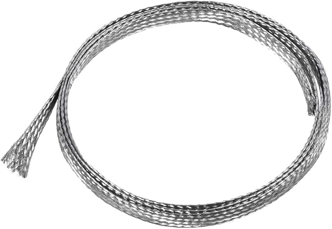 uxcell 3.3Ft - 1/8 Inch 304 Stainless Steel Sleeving Expandable Hose Cover