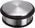 Sumnacon Heavy Duty Floor Door Stopper No Drill, Durability Stainless Steel Door Stops with Anti-Skid Rubber - Contemporary Decorative Safety Door Wedge for Home Office Commercial Industrial, Silver