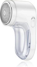 Electric Fabric Shaver, Lint Remover for Clothes, Rechargeable Sweater Shaver to Remove Fuzz and Pill for Sweater, Delicates, Bedding and Couch (White)