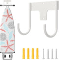 ORLESS Ironing Board Holder Wall Mount, Ironing Board Hanger, Ironing Board Holder, Iron Board Hook Wall Mount, for Laundry Rooms 5 Inch