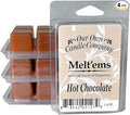 Our Own Candle Company Premium Wax Melt, Hot Chocolate Scent, 6 Cubes, 2.4 oz (4 Pack)