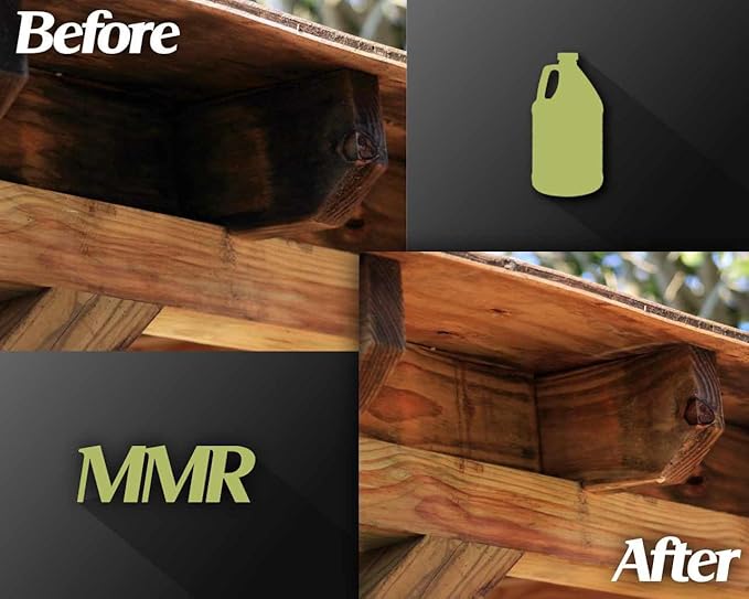 Bad Axe MMR Instant Mold Stain and Mildew Stain Remover - Professional Strength, Contractor Grade Cleaning Solution, Professional Quality Formula, Odor Removal, 1 Gallon (1)