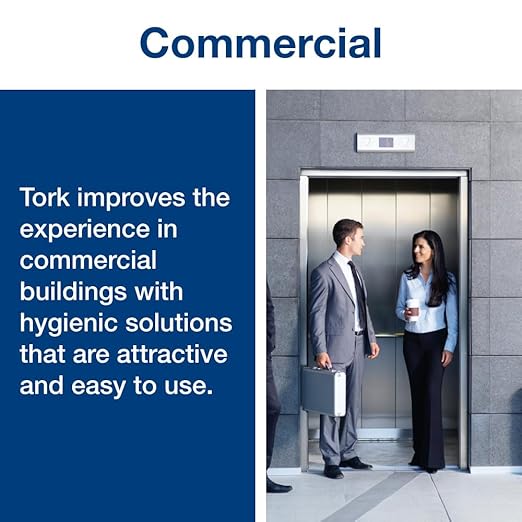 Tork HB1990A Perforated Paper Roll Towel, 2-Ply, 11" Width x 9" Length, White (Case of 30 Rolls, 84 per Roll, 2,520 Towels)