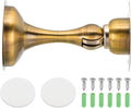 MECCANIXITY Magnetic Door Stoppers Stainless Steel Door Stops, Wall Floor Mounted Doors Holder Keep Doors Open for Home Office Closet (Golden Bronze)