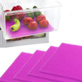Dualplex® Fruit & Veggie Life Extender Liner for Fridge Refrigerator Drawers, 12x15 Inches (4 Pack) – Extends The Life of Your Produce & Prevents Spoilage (Pink)