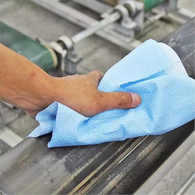 PrepWipe Heavy Duty Cleaning Towels, Lint Free Industrial Paper Towels, Disposable Pack of 300 Sheets 10"x14" (8 Boxes)- 26028