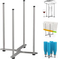 Plastic Bag & Bottle Drying Rack, Multifunctional Wine Decanter Holder, Collapsible Countertop Stand
