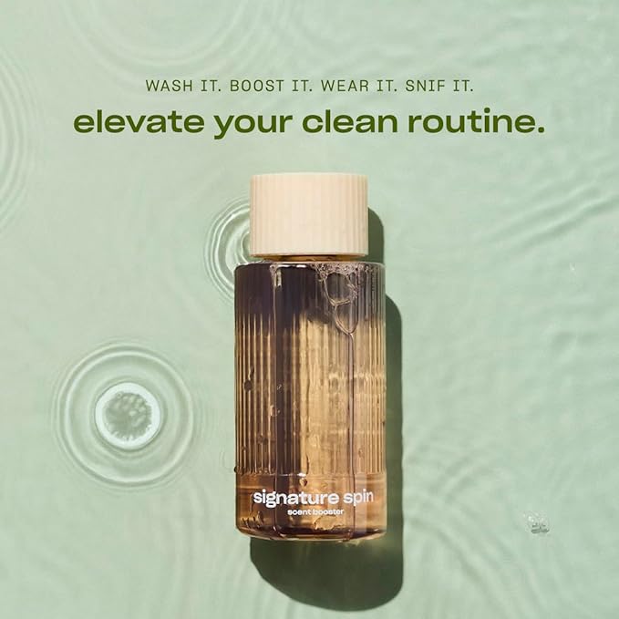 Snif Signature Spin Scent Booster, Classic, Clean and Crisp Scent, 25 Loads, Non-Irritating to Skin, Clean, Non-Toxic, Vegan, Cruelty Free, 8.5oz