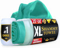 Premium XL Shammy Towel for Car - 34”x25” - Super Absorbent Chamois Cloth - Spots & Scratch-Free - Reusable Car Drying Towel